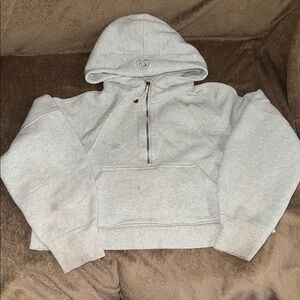 Lululemon flawed grey scuba w/stains treated once